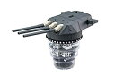 【未使用】【中古】フジミ模型 1/200 集める装備品シリーズ No.1 戦艦大和 九四式46センチ3連装主砲塔 色分け済み プラモデル 装備品1