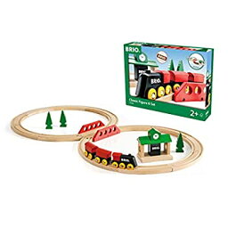 【中古】BRIO ( ブリオ ) クラシックレール 8の字セット [全22ピース] 対象年齢 2歳~ ( 電車 おもちゃ 木製 レール ) 33028