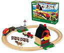 【中古】BRIO (ブリオ) WORLD ファームレールセット [ 木製レール おもちゃ ] 33719当店取り扱いの中古品についてこちらの商品は中古品となっております。 付属品の有無については入荷の度異なり、商品タイトルに付属品についての記載がない場合もございますので、ご不明な場合はメッセージにてお問い合わせください。 買取時より付属していたものはお付けしておりますが、付属品や消耗品に保証はございません。中古品のため、使用に影響ない程度の使用感・経年劣化（傷、汚れなど）がある場合がございますのでご了承下さい。また、中古品の特性上ギフトには適しておりません。当店は専門店ではございませんので、製品に関する詳細や設定方法はメーカーへ直接お問い合わせいただきますようお願い致します。 画像はイメージ写真です。ビデオデッキ、各プレーヤーなど在庫品によってリモコンが付属してない場合がございます。限定版の付属品、ダウンロードコードなどの付属品は無しとお考え下さい。中古品の場合、基本的に説明書・外箱・ドライバーインストール用のCD-ROMはついておりませんので、ご了承の上お買求め下さい。当店での中古表記のトレーディングカードはプレイ用でございます。中古買取り品の為、細かなキズ・白欠け・多少の使用感がございますのでご了承下さいませ。ご返品について当店販売の中古品につきまして、初期不良に限り商品到着から7日間はご返品を受付けておりますので 到着後、なるべく早く動作確認や商品確認をお願い致します。1週間を超えてのご連絡のあったものは、ご返品不可となりますのでご了承下さい。中古品につきましては商品の特性上、お客様都合のご返品は原則としてお受けしておりません。ご注文からお届けまでご注文は24時間受け付けております。当店販売の中古品のお届けは国内倉庫からの発送の場合は3営業日〜10営業日前後とお考え下さい。 海外倉庫からの発送の場合は、一旦国内委託倉庫へ国際便にて配送の後にお客様へお送り致しますので、お届けまで3週間から1カ月ほどお時間を頂戴致します。※併売品の為、在庫切れの場合はご連絡させて頂きます。※離島、北海道、九州、沖縄は遅れる場合がございます。予めご了承下さい。※ご注文後、当店より確認のメールをする場合がございます。ご返信が無い場合キャンセルとなりますので予めご了承くださいませ。