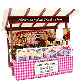 【中古-非常に良い】ビリー 手作りドールハウスキット パリのマルシェキット パリのパン屋さん 8841