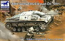 【中古】ブロンコモデル 1/35 ドイツ 3号突撃砲C/D型 7.5cm48口径砲 & 24口径砲 プラモデル CB35116