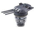 【未使用】【中古】フジミ模型 1/200 装備品シリーズ No.3 戦艦大和 九四式46センチ3連装主砲塔(増設機銃付き) 色分け済み プラモデル 装備品3