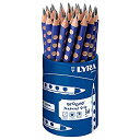 【中古-非常に良い】リラ 鉛筆 グルーヴ・グラファイト B ブルー 36本入り L1873360