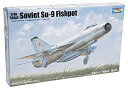【中古-非常に良い】トランペッター 1/48 ソビエト空軍 Su-9 フィッシュポット プラモデル