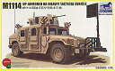 【中古-非常に良い】ブロンコモデル 1/35 アメリカ M1114ハンビー 装甲武装戦闘車両 装甲強化型 プラモデル CB35092