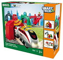 【未使用】【中古】BRIO (ブリオ) WORLD スマートテック アクショントンネルトラベルセット [ 木製レール 電動 おもちゃ ] 33873