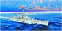 【未使用】【中古】トランペッター 1/350 イギリス海軍 重巡洋艦 HMS エクセター プラモデル 05350