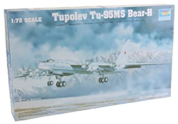 【中古-非常に良い】トランペッター 1/72 ツポレフ Tu-95MSベアーH プラモデル