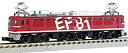 【中古】ロクハン Zゲージ T015-3 EF81形 電気機関車 レインボー塗装