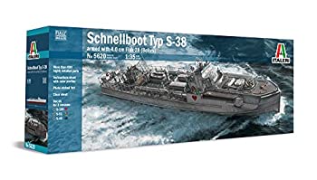 【未使用】【中古】イタレリ 1/35 ドイツ海軍 魚雷艇 シュネルボート S-38 プラモデル 37120