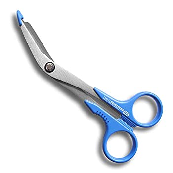 【未使用】【中古】長谷川刃物 はさみ ボンドフリーNS ブルー NS-160 全長:16 刃渡り:4.5(cm)