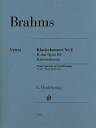 【中古-非常に良い】Klavierkonzert Nr. 2 B-dur op. 83: Klavierauszug