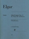 【中古-非常に良い】Salut d'amour op. 12 fuer Violoncello und Klavier: Instrumentation: Vi...