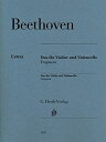 【中古-非常に良い】Duo fuer Violine und Violoncello: Fragment mit Ergaenzungen von Robert...