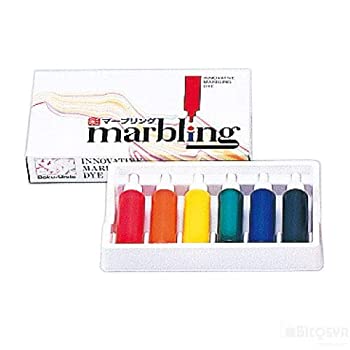 【未使用】【中古】アーテック BK彩液マーブリング 38201 12cc 6色組