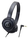 【未使用】【中古】audio-technica STREET MONITORING ポータブルオンイヤーヘッドホン ブラック ATH-S100 BK