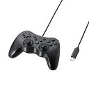 【中古-非常に良い】エレコム ゲームパッド 12ボタン 連射機能付 ブラック JC-U3712TBK