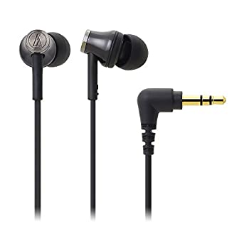 【未使用】【中古】audio-technica カナル型イヤホン ブラック ATH-CK330M BK