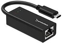 【中古】【輸入・国内仕様】Sabrent USB Type-C - ギガビットイーサネットアダプター 10/100/1000Mbps MacBook、Mac P...