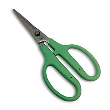 【未使用】【中古】長谷川刃物 はさみ クラフト用 グリーン HT-175
