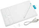 【中古-非常に良い】Wacom ペンタブレット Sサイズ ホワイト イラスタMini&コミスタMini付属 Bambooコミック CTH-470/W2
