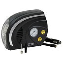 【中古】メルテック エアーコンプレッサー(自動車/バイク/ボール) 最高圧力700kpa DC12Vソケット Meltec ML-260 LEDライト付き