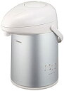 【中古】象印マホービン(ZOJIRUSHI) ガラス魔法瓶 エアー ポット 卓上 保温 2.2L メタリックグレー AB-RB22-HM