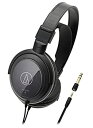 【中古】audio-technica ダイナミックヘッドホン ATH-AVC300 ブラック