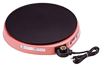 【中古】杉山金属 手作りクレープ用ホットプレート クレプレ ピンク KS-2665