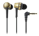 【中古】audio-technica SoundReality カナル型イヤホン イエローゴールド ATH-CKR50 GD