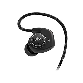 【中古-非常に良い】【 国内正規品 】 MUIX Hi-Fi デュアルサウンド インイヤー イヤホン IX1000HE ブラック IX1000HE-BK