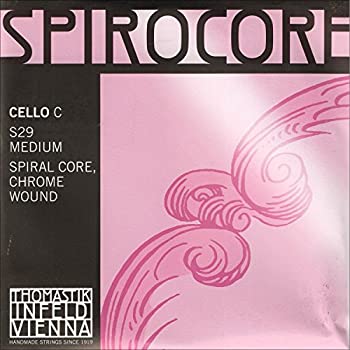 【中古】【輸入品・未使用】Thomastik-Infeld Spirocore 4/4チェロC弦 - クロメスチール/スチール - ミディアムゲージ