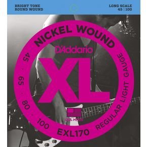 【中古】【輸入品・未使用】ダダリオ/D'Addario EXL170 Nickel Wound Bright Round Wound Electric Bass Strings/アクセサリー【並行輸入品】