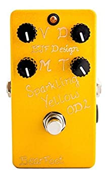 【中古】【輸入品・未使用】Bearfoot Sparkling Yellow Overdrive 2 SY2 ベアフット オーバードライブ ギター エフェクター [並行輸入品]