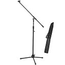 【中古】KC ブームマイクスタンド ストレートタイプ兼用 MBCS/BK ブラック (ソフトケース、マイクホルダー付)
