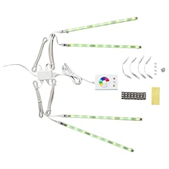 【中古】IKEA(イケア) DIODER 30202327 LEDスティックライト4本セット%カンマ% マルチカラー