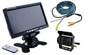 【中古】Firestar 7インチモニター+ バックカメラ12V/24V兼用 バックカメラセット+一体型20Mケーブル トラック、バス、重機等対応VM-CR-O...