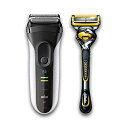 【中古】ブラウン 電気シェーバー(ホワイト)BRAUN Series3(シリーズ3)【3枚刃】 3040S-W-P1