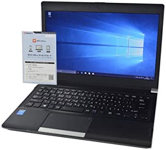 【中古-非常に良い】ノートパソコン 【OFFICE搭載】 SSD 128GB TOSHIBA dynabook R734 第4世代 Core i5 4300M HD 13.3インチ 4GB/128GB/ドライブ非搭載/WiFi対応無線