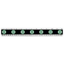【中古】【輸入品・未使用】Green Lantern ロゴ 12インチ 標準 メトリック プラスチック定規