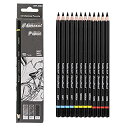 【中古】【輸入品・未使用】Pacific Arc プレミアムチャコール描画鉛筆 アーティスト用 ソフト、ミディアム、ハード プロフェッショナルアーティスト鉛筆 描画 スケッチ シ