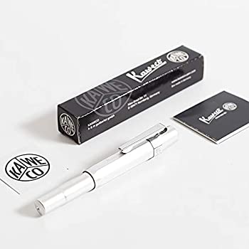 【中古】【輸入品・未使用】Kaweco AL Sport 万年筆 シルバー 細いペン先 Kaweco Sport 八角形クリップ クローム