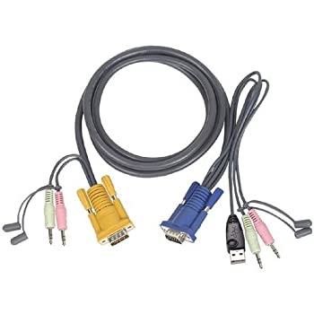 【中古】【輸入品・未使用】15 ft. USB KVM Cable 1