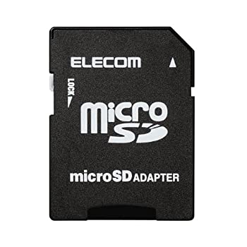 【中古】【輸入品・未使用】ELECOM microSDメモリ 変換アダプタ MF-ADSD002