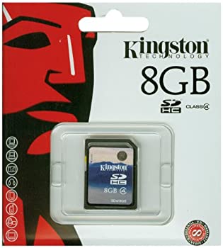 【中古】【輸入品・未使用】Kingston 8GB SDHC Class4 SD4/8GB [並行輸入品]