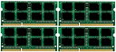 【中古】【輸入品 未使用】新しい。32 GB ddr3 pc8500 4 x 8 GB pc3 8500 1066 MHzノートパソコンSODIMMメモリ32 GB 4 x 8gb