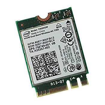 インテル7265?NGWワイヤレスAC + Bluetooth 4.0?m2インターフェイスもサポート802.11?ACデュアルバンド2?x 2