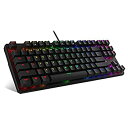 【中古】【輸入品・未使用】tecware Phantom 87キーメカニカルキーボード、RGB LED