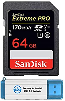 【中古】【輸入品・未使用】SanDisk 64GB SDXC SD Extreme Pro Memory Card Bundle Works with Nikon D3500%カンマ% D7500%カンマ% D5600 Digital DSLR Camera 4K V30 U3 (SDSDXXY