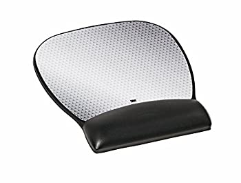 【中古】【輸入品・未使用】3M(TM) Precise(TM) Mouse Mat with Leatherette Gel Wrist Rest - Silver - 22.1cm x 23.4cm x 1.9cm